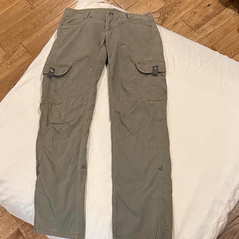 Kuhl Olive Cargo Pants sz 4 regular